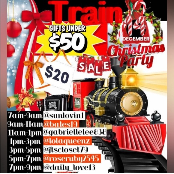 RoseRuby2545 Christmas Train Show 🎄🚊 - Picture 1 of 1